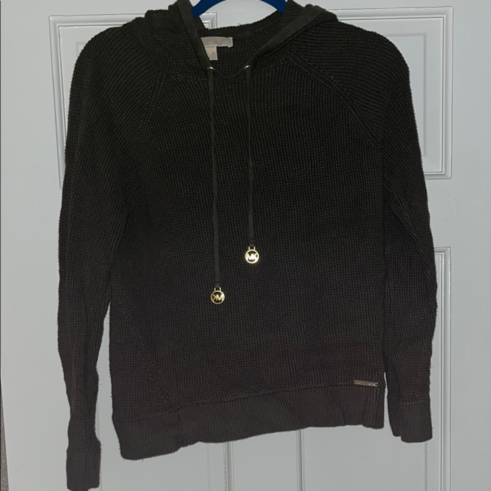 Dark Green MK Sweater with Hood